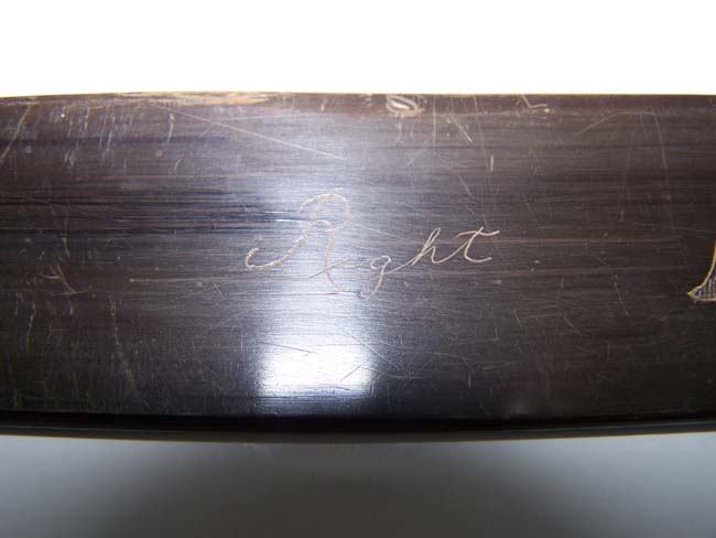 A 19th century ANTIQUE scrimshawed Baleen Corset Busk depicting a Sperm and Right Whale — image 7